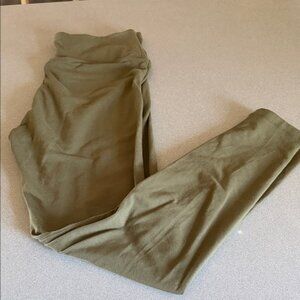 PINK Victoria's Secret Olive Green Leggings